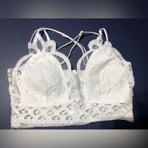 White bralette